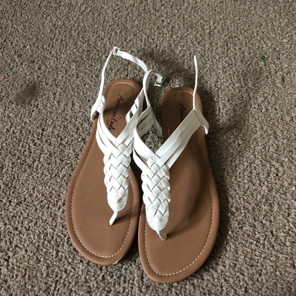 Cute white sandals
